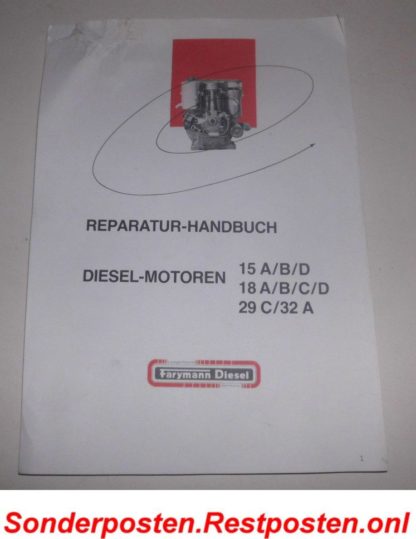 Reparaturhandbuch Farymann 15 18 29 32 A B C GS792